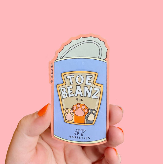 Toe Beans Sticker