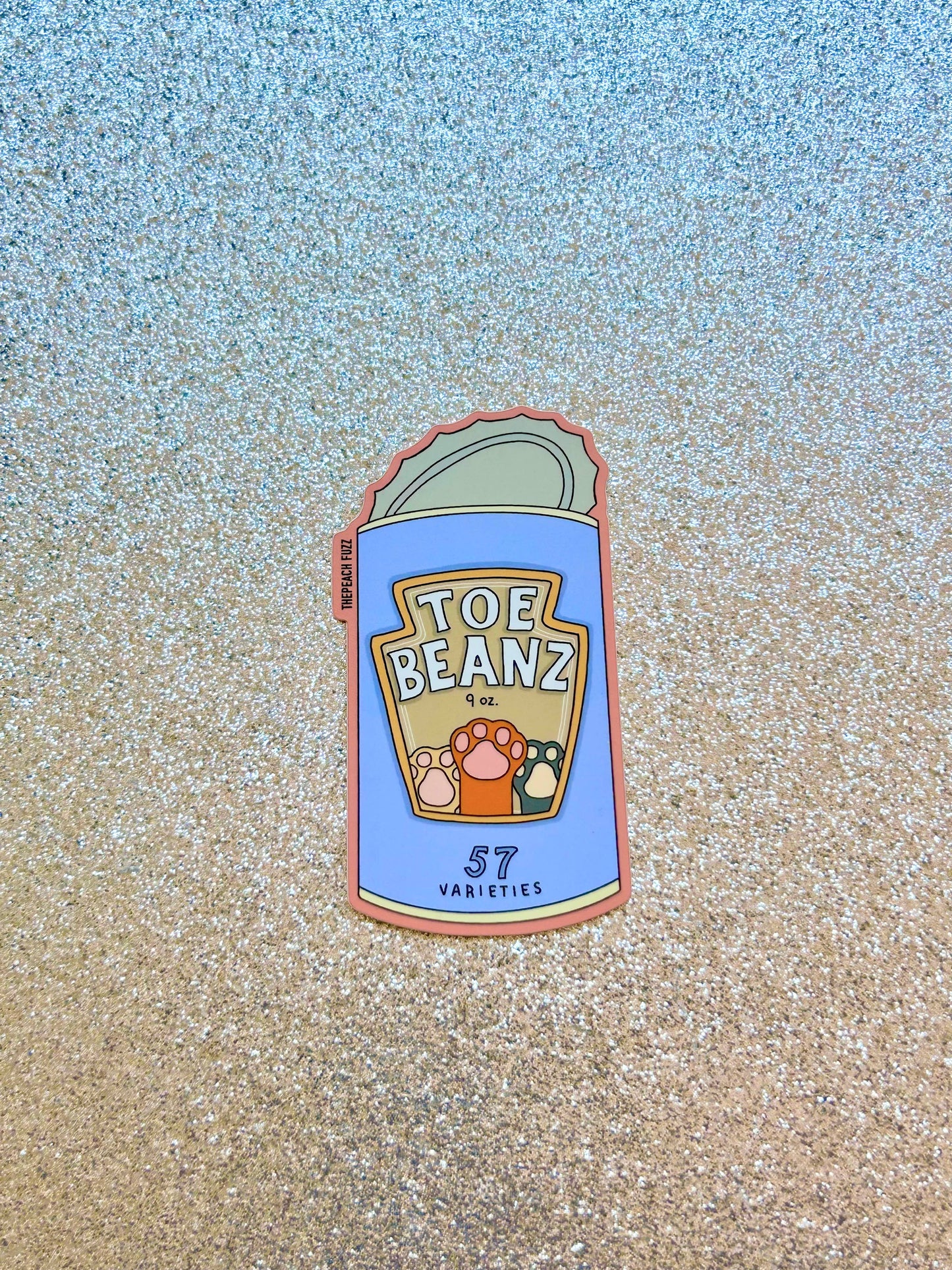 Toe Beans Sticker